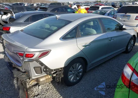 2016 Hyundai Sonata Hybrid Se из США, поврежденный, VIN KMHE24L11GA039157